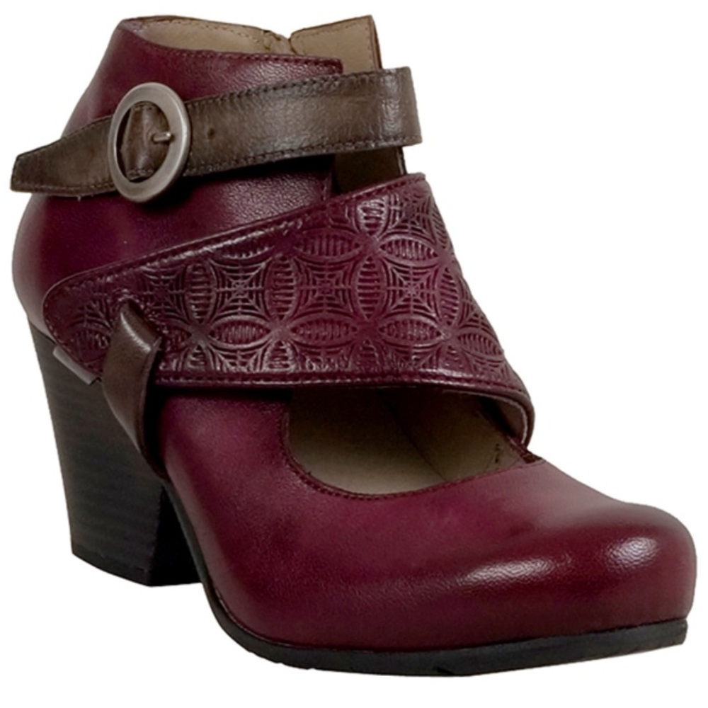 Miz Mooz Dale Booties Ankle Boots Heels Size 9
